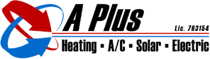A Plus Heating & Air Conditioning logo